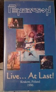 Pendragon live At Last Poland 1996 Rare US NTSC VHS and DVD Dub Hifi stereo - Imagen 1 de 5