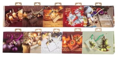 Laro Premium Geschenktaschen Geschenktüten Weihnachten 10/20/40/100stk Mini - Bild 1 von 4