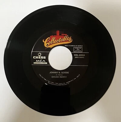 Chuck Berry “ Johnny B Goode / Little Queenie “ 45 Vinyl Record - Image 1 of 2