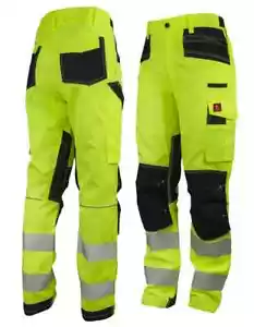 Gelbe Hose Sicherheitshose Arbeitshose URG 713 Schutzhose Warnhose Warnschutz - Bild 1 von 5