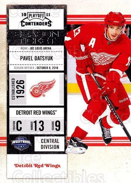 2010-11 Playoff Contenders #7 Pavel Datsyuk - Изображение 1 из 1