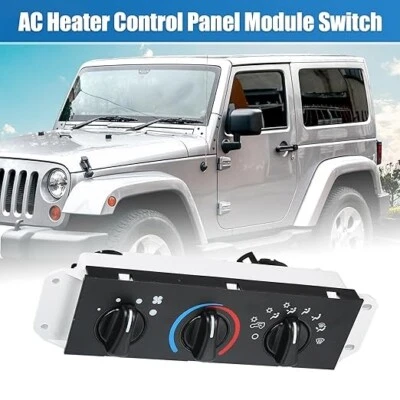 Interruptor de control de clima del ventilador de calefacción AC 55056558AA para Jeep Wrangler TJ 2005-2006 Foto 1 de 4
