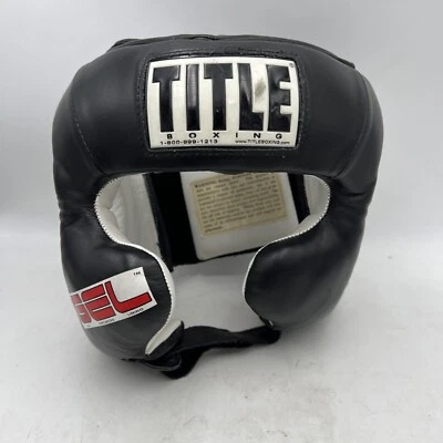 Title Boxing Gel World Full Face Training Headgear - Black - Image 1 of 4