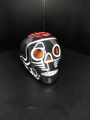 Miami Heat, NBA, Skull, Ceramic, Clay Figure, Hand made, Gift, Decor Cover