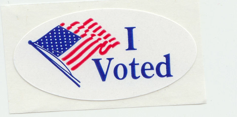 I Voted - Aufkleber 1,5" Sticker - Bild 1 von 1