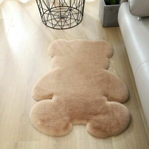 Bear Rug Super Soft Carpet Modern Living Room Bedroom Anti Skid Mat Fluffy Floor