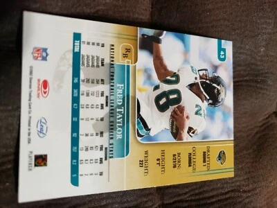 Fred Taylor Football card Jacksonville Jaguars  - Image 1 of 2