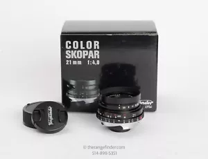 Voigtlander VM 21mm f4 Color-Skopar Leica-M Mount Lens - Picture 1 of 9