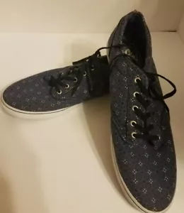 Scarpe donna Vans Off The Wall blu con mini cuori e stelle tg. 10,5 - Foto 1 di 6