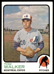 1973 Topps; Tom Walker Baseball Cards #41