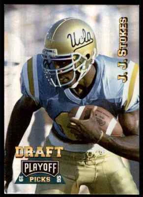 1995 Playoff Prime J.J. Stokes Rookie San Francisco 49ers #189 - Image 1 of 2