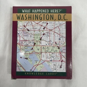 What Happened Here? Washington D.C. Knowledge Cards Deck - Picture 1 of 4