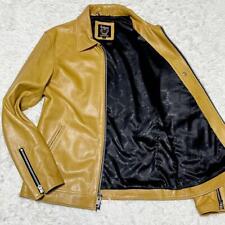 SCHOTT rider's jacket with collar XL yellow From Japan Authentic