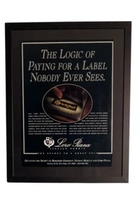 Loro Piana Italian Fabric Vintage Advertisement Framed Fabrics From Italy - Picture 1 of 3