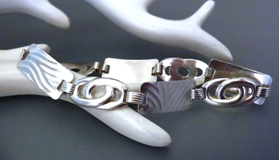 Antikes/Altes 800er Silber Glieder Silberarmband 19cm Antique Silver Bracelet - Bild 1 von 4