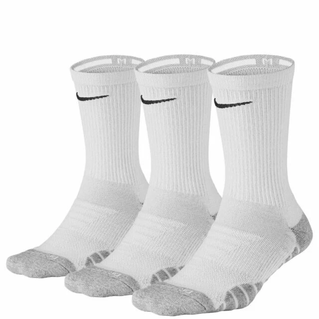 Nike SX5566 Everyday Max Dri Fit Crew Sock - White