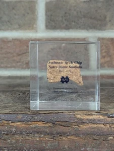 Authentisches Backstein Chip Notre Dame Stadion gebaut 1930 entfernt während 1996-1997 Exp. - Bild 1 von 8