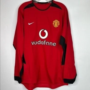 Manchester United Blank Nike Long Sleeve Jersey Size Large - Picture 1 of 9