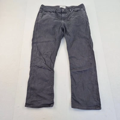 Jeans FAT FACE 12 grises para mujer mezcla de algodón DENIM CROPPED elástico ... - Imagen 1 de 4