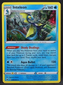 Inteleon (058) 058/202 SWSH01: Sword & Shield Base Set Holo Rare - NM - Picture 1 of 2