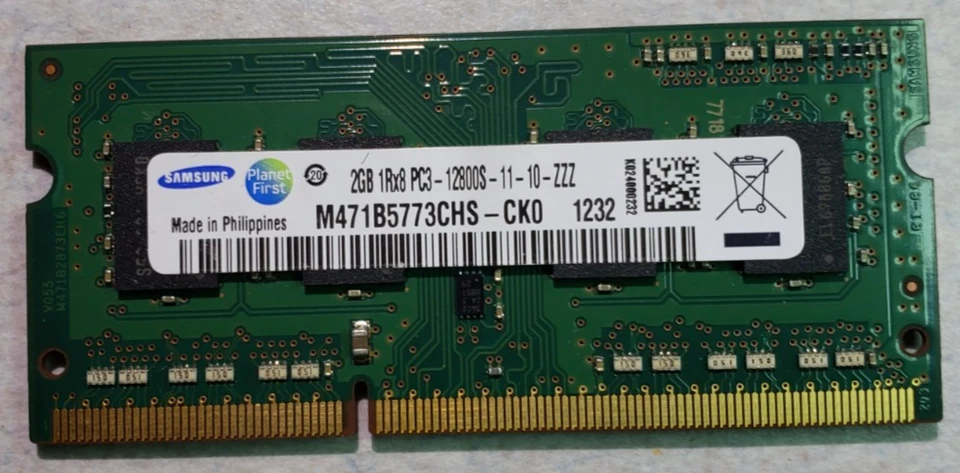 Samsung 2Gb 1Rx8, M471B5773CHS-CK0, RAM module - Image 1 of 1