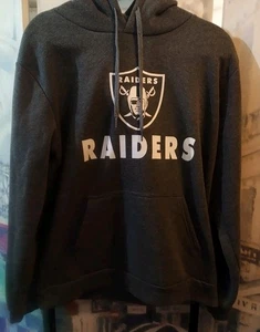 Las Vegas Raiders Hoodie Gr. L grau - Bild 1 von 4