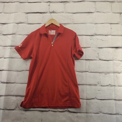Chick Fil A Shirt Unisex Medium OOBE Red Short Sleeve Polo Pullover Uniform - Image 1 of 4