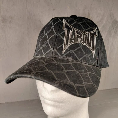 Gorra de béisbol Tap Out Tex Flex negra ajustada para adultos talla L/XL Foto 1 de 4