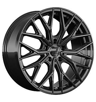 2drv WH37 8.5 X 19 5 X 112 40 Schwarz glanz Lackiert