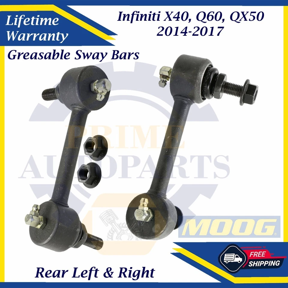 Barras estabilizadoras traseras MOOG OEM para Infiniti Q40/Q60/QX50 2014-2017 garantía de por vida Foto 1 de 4