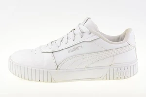 PUMA Carina 2.0 J White 386185-02 Unisex Junior Trainers Size UK 5 - Picture 1 of 10