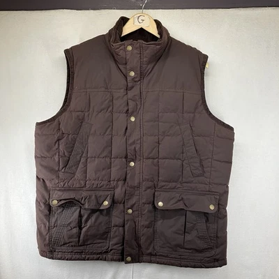 VTG LL Bean Mens Vest XL Upcountry Waxed DOWNTEK Quilted Duck Down Puffer Coat - Image 1 of 4