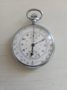 Antique Pocket Watch Chronograph Chronometer Lip Dial 300 Km/h Cars - Picture 1 of 6