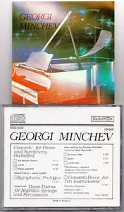 Georgi Minchev - Piano Concerto/Symphonic Prologue/Three Poem, Balkanton CD - Bild 1 von 1
