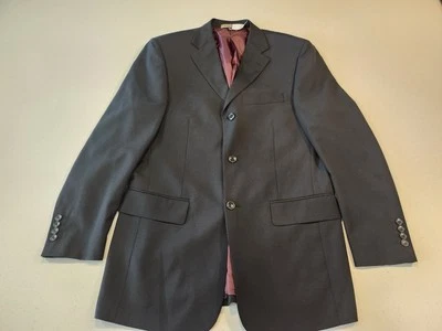 Chaqueta Blazer Franco Valentino Couture 38R Negra Lana 3 Botones Hombre Foto 1 de 4