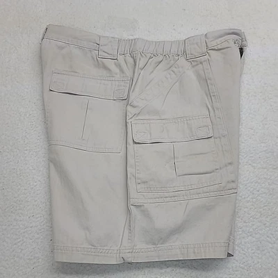 Croft & Barrow Cargo Shorts Mens 38 Beige Multi Pocket Hiking Camp USA Gorpcore  - Image 1 of 4