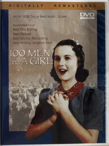 100 Men and a Girl (1937) (Classic musical comedy) - DVD (New Sealed) - Picture 1 of 2
