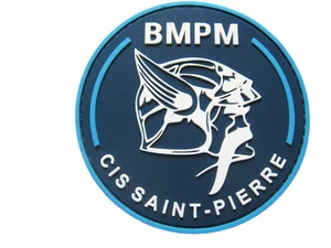 ECUSSON PVC DU BMPM LES MARINS POMPIERS DE MARSEILLE LE CIS DE SAINT PIERRE - Picture 1 of 1
