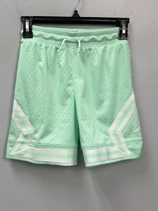 Nike Air Jordan Kid's Diamond Jumpman Mesh Shorts Mint Foam Green Size Small - Picture 1 of 7