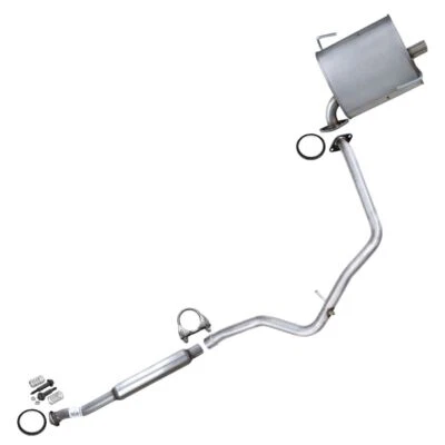 Kit de sistema de escape silenciador resonador compatible con: 2014-2018 Subaru Forester 2,5 L Foto 1 de 4