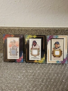 LOT OF OF 1🤩HOF🤩2 FUTURE ALLEN & GINTER MINI FRAME GAME USED🤩MATERIAL CARDS - Picture 1 of 8