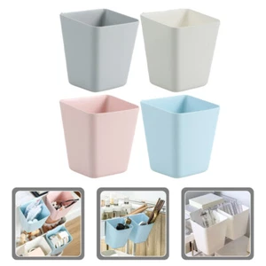 4 Pcs Storage Hanging Basket Cups for Rolling Cart Shopping Holder - Picture 1 of 12