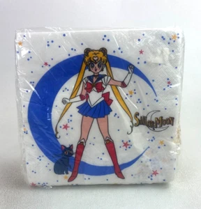 Servilletas de fiesta Sailor Moon selladas 1996 - Imagen 1 de 2
