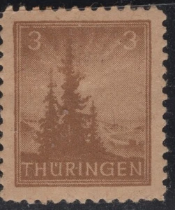 1945 RUSIA LOCAL ZONA SOVIÉTICA OCC. Thuringen ALEMANIA MI#92 AY MLH OG en muy buen estado - Imagen 1 de 2
