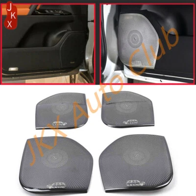 Black Loudspeaker Moulding Covers For LEXUS LX570 2008~2020 UPGRADE STYLE LOOK  - Image 1 of 4