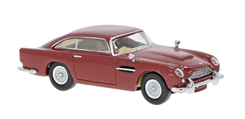 BREKINA 15233 Aston Martin DB5, Rosso Scuro, 1964, Nuovo 2025 - Immagine 1 di 1