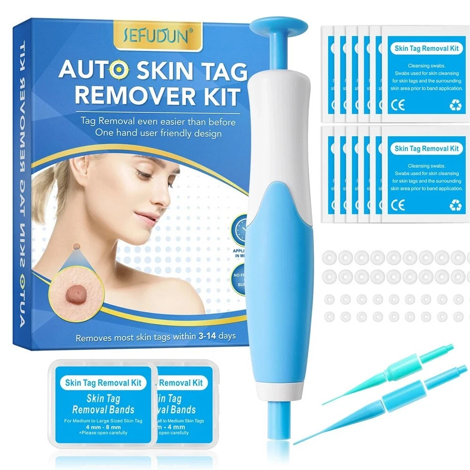 HOT Micro Skin Tag Removal Kit Mole Wart Remover Face Care Beauty Tools Painless - Image 1 of 4