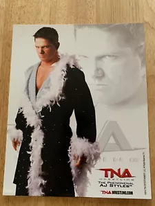 AJ STYLES 2010 TNA WRESTLING 8X10 FOTO PROMOCIONAL SIN FIRMAR WWE ECW ROH AEW WWF NXT - Imagen 1 de 2