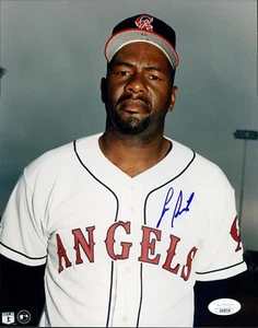 Lee Smith California Angels Signed 8x10 Glossy Photo JSA Authenticated - Picture 1 of 2