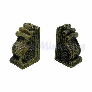 Dolls House Scroll Bookends 1/12th Scale (01063) - Picture 1 of 1